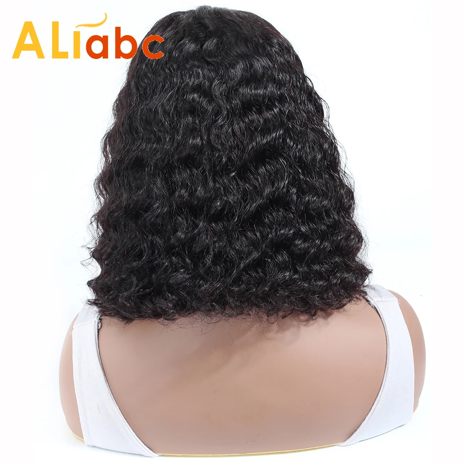 Aliabc 13*4 волосы боб парики перуанские кружева передние человеческие для черных