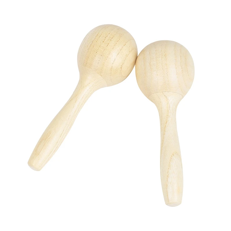 

Wooden Musical Instruments Set Sand Hammer Wooden Maraca Rattles Kids Musical Party Favor Child Baby Shaker Toy Gift