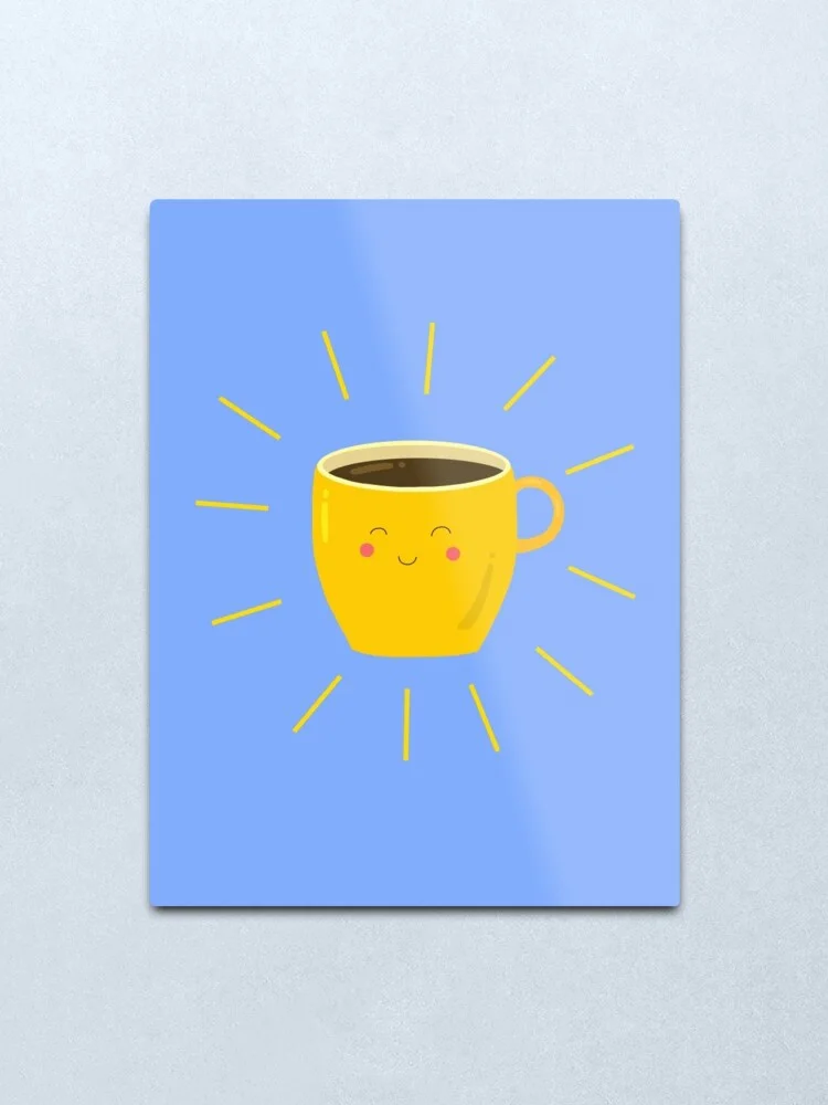 Металлический печатный плакат с надписью Good morning sunshine|Таблички и знаки| |