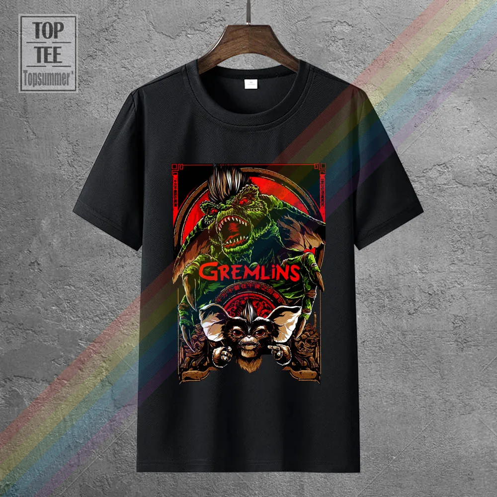 

Gremlins Movie Men Funny T-Shirt Hip Hop Harajuku Tshirt Designer Tshirts Skull T Shirts Men Clothing 2019