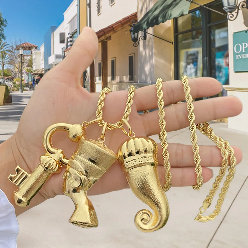 Ожерелье с подвеской золотого цвета для женщин 3 шт. Очаровательное