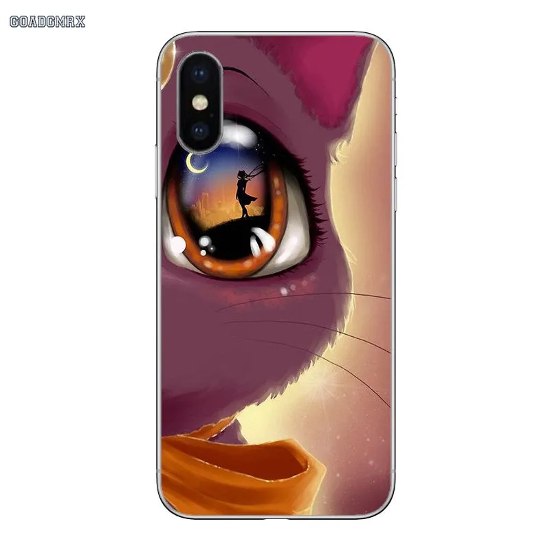 Для huawei P Smart 2019 G7 G8 P7 P8 P10 Plus P20 P30 Pro P9 Lite Mini 2017 Sailor Moon Lune Cat мультяшный силиконовый