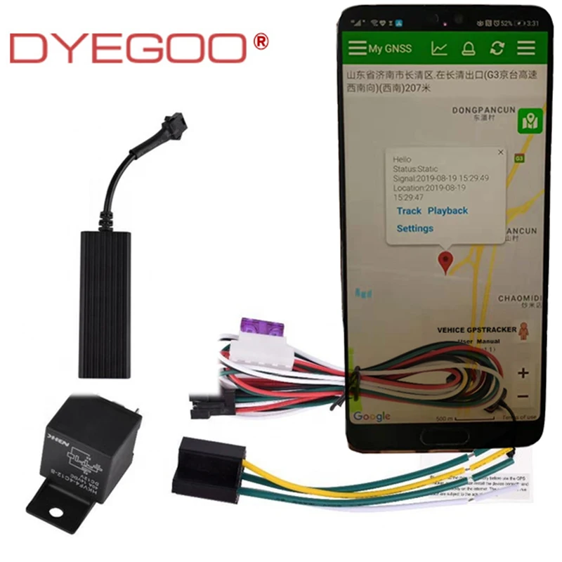 GPSTracker автомобильный GPRS gsm mini T3A для мотоцикла устройство слежения с платформой app