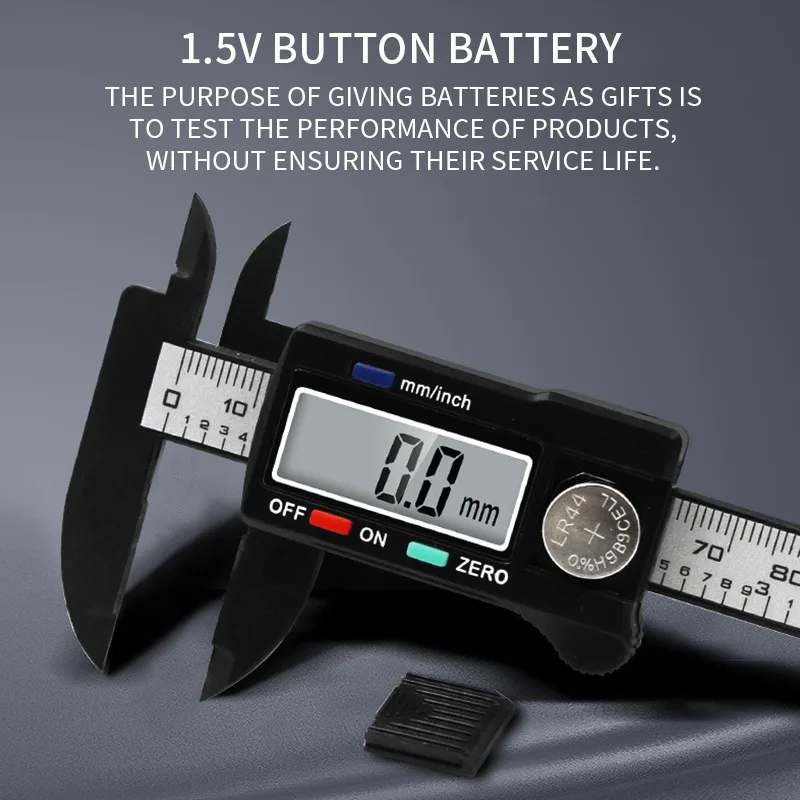 

0-150mm Vernier Caliper Stainless Steel/Plastic LCD Digital Caliper Instrument Depth Measuring Tools Height Measuring Instrument