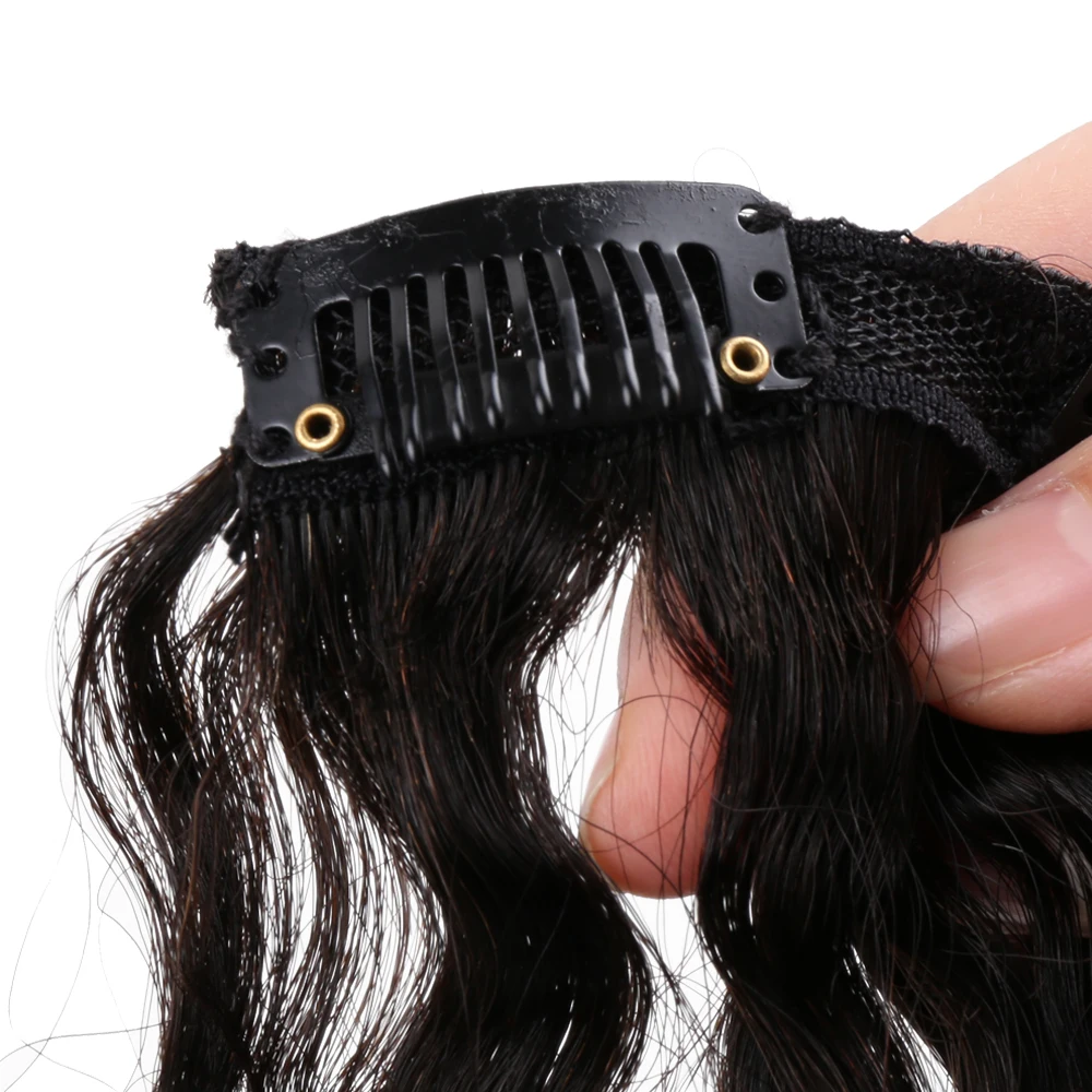 

Clip in Hair Extensions Human Hair Full Head Brazilian Machine Remy Kinky Curly 120G/Set Hair Clip Natural Color 8-24 INCH