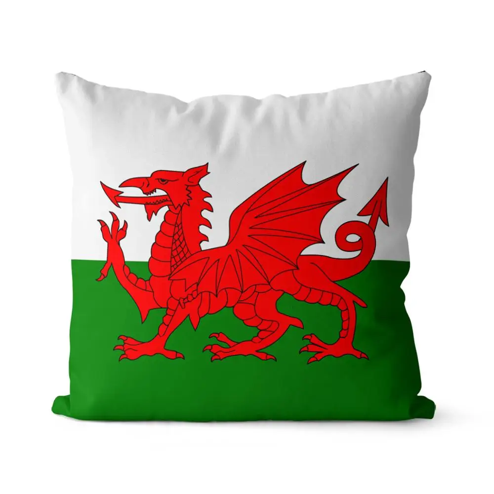 

Wales Cotton Canvas custom pillow custom covers Throw Pillow Pillow Covers personalized gifts