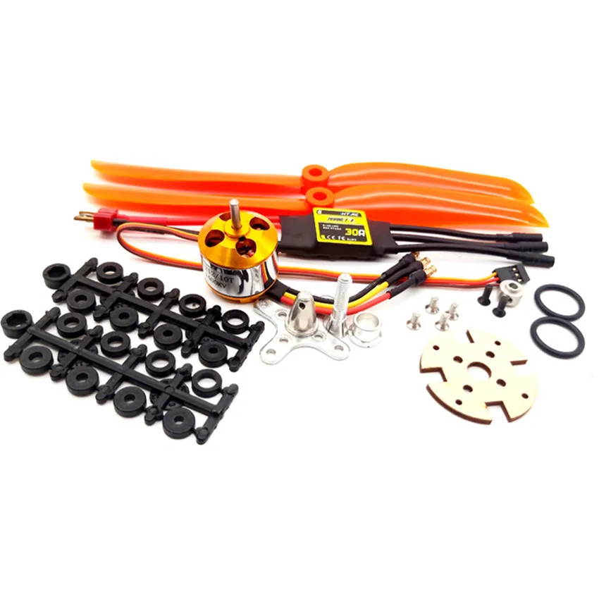 Комплект питания для дрона Htirc Bumblebee A2212 1400kv 1000kv 950kv бесщеточный двигатель + 30A Brushless