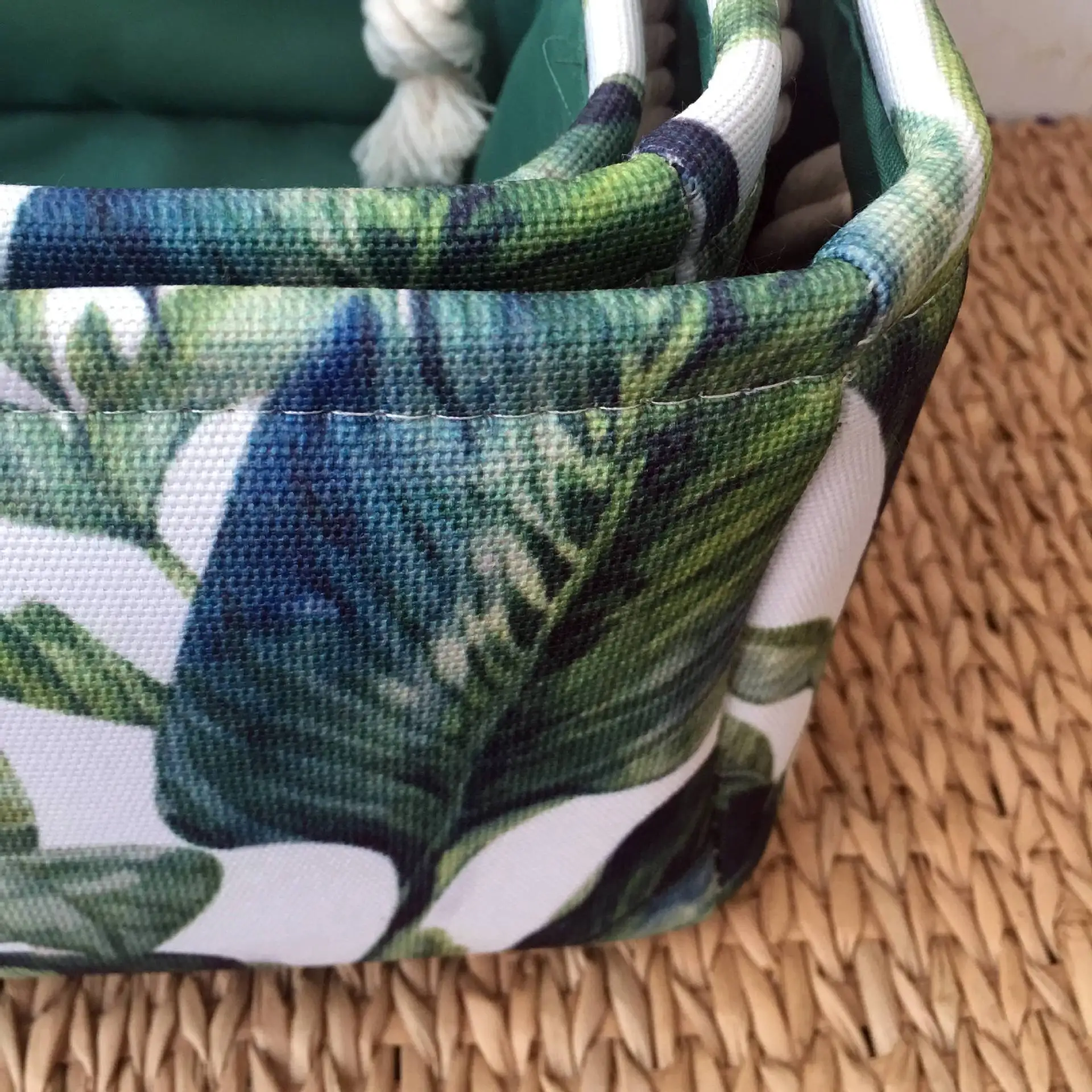 Складная корзина для хранения в скандинавском стиле органайзер листьев и цветов