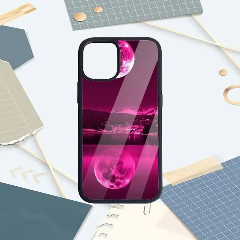 

with white moon stars space astronaut Phone Cases PC for iPhone 11 12 pro XS MAX 8 7 6 6S Plus X 5S SE 2020 XR Luxury brand