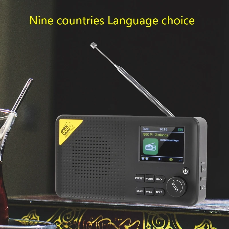 

N7MA Bluetooth Digital Radio DAB/DAB+ and FM Receiver Lightweight Home Radio Portable