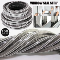 10m furry seal brush pile window sliding door weather strip draft excluder for home office decor household hust strip
