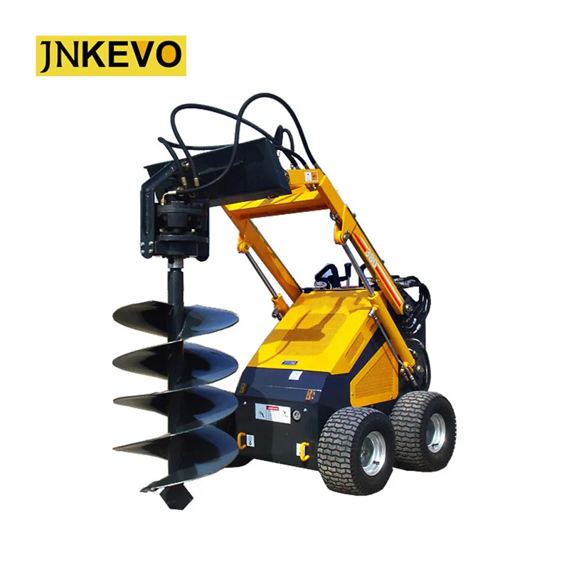 CE одобренный небольшой погрузчик с бортовым поворотом вилкой для