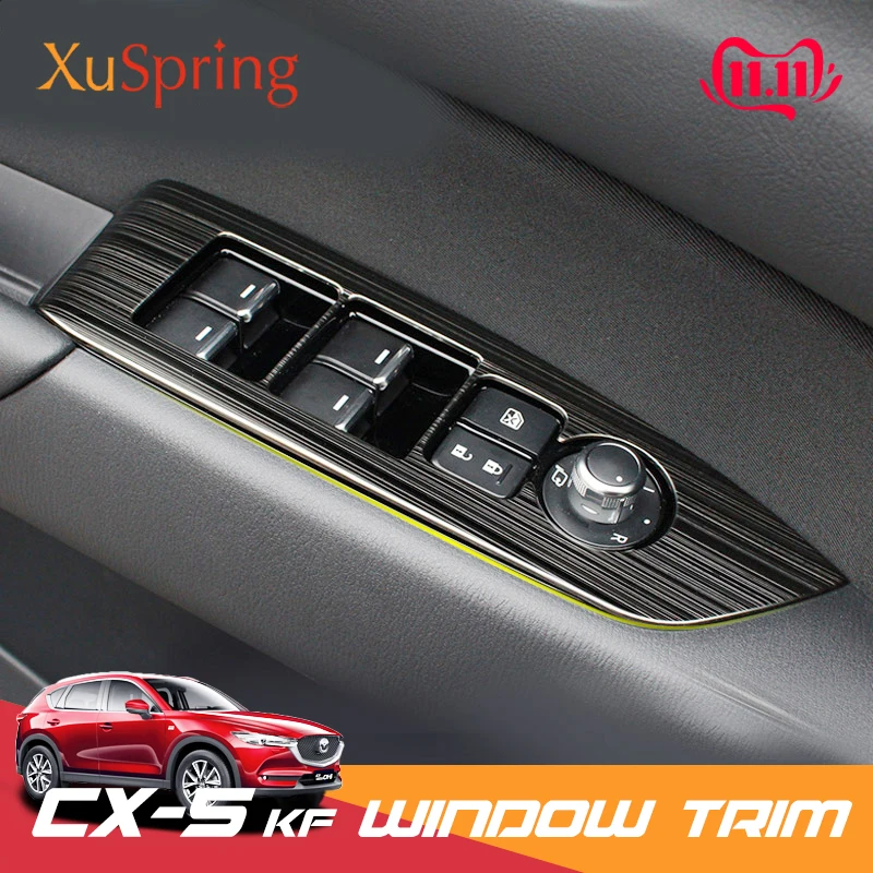 Для Mazda CX 5 CX5 2017 2018 2019 2020 KF LHD Автомобильный оконный переключатель ручка