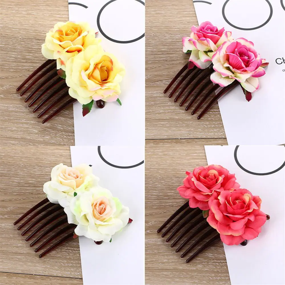 1 шт. розы гребни для свадебной моды ювелирные свадебные украшения ручной работы