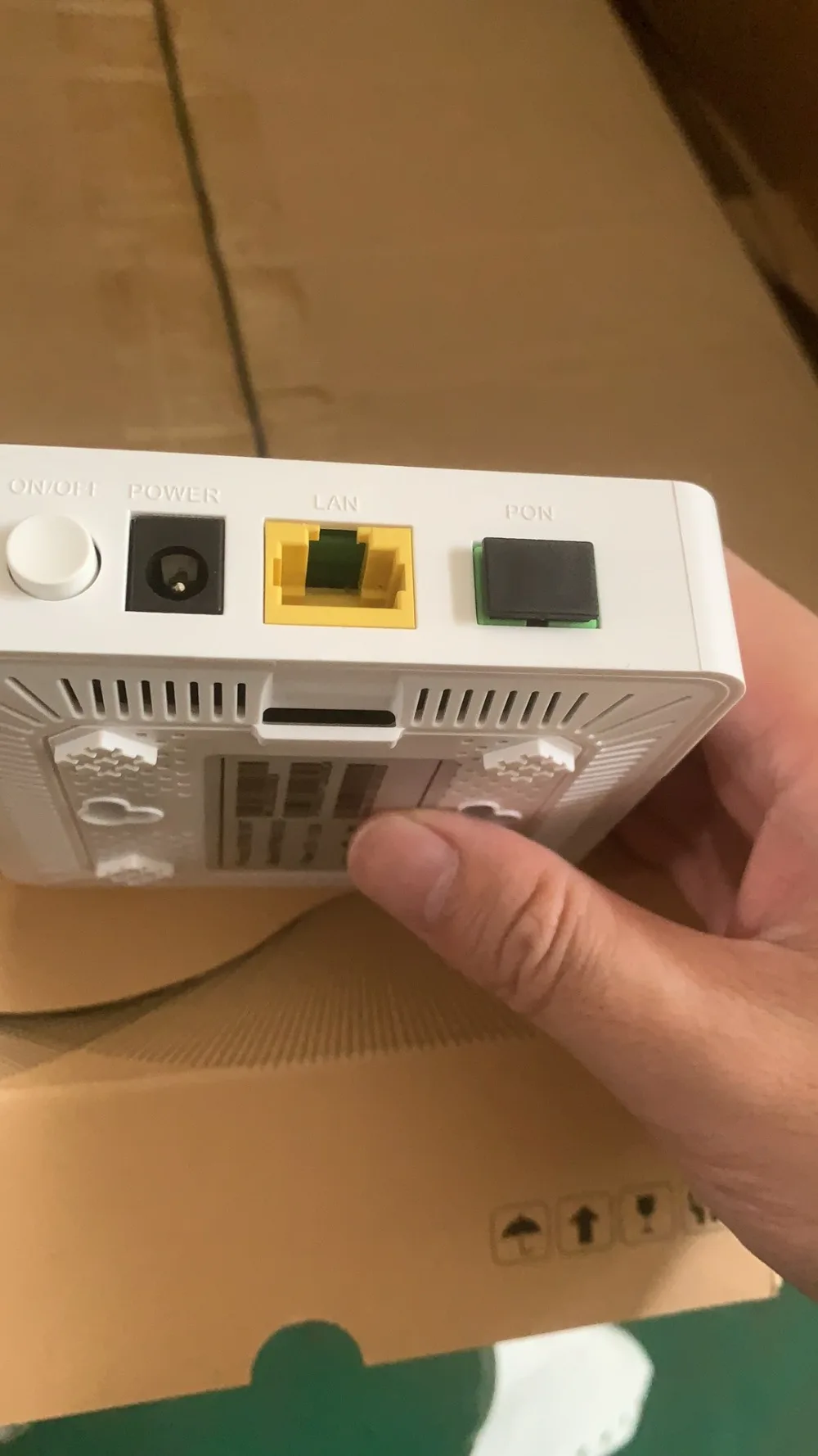 Бесплатная доставка BT 10 шт. с портом apc Gpon ONU ftth оптоволоконный б/у ont маршрутизатор