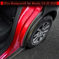 for mazda cx 30 2020 2pcs fender car mudguards refit rear tire fender special decoration auto mudguard exterior car accessories