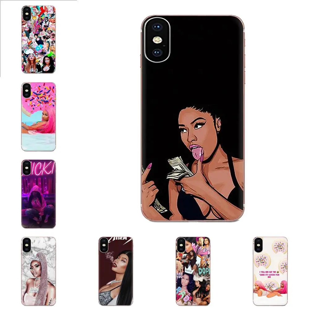 Чехол для Apple iPhone 4 4S 5 5C 5S SE 6 6S 7 8 11 Plus Pro X XS Max XR Lovely Block Phone Case Nicki Minaj Design | Мобильные