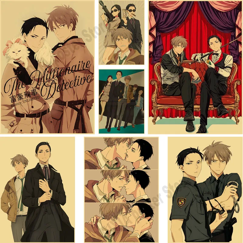 

Hot Anime Balance:UNLIMITED Poster Retro Kraft Paper Posters Prints Wall Art Painting Home Decor Bedroom Bar Cafe Wall Stickers