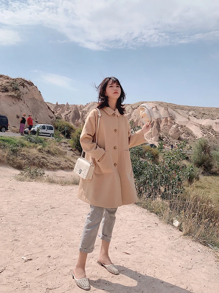 MISHOW, осенняя новинка, меховое тонкое короткое и длинное Стильное женское пальто, винтажное кожаное женское пальто, современная уличная куртка MX19C9540