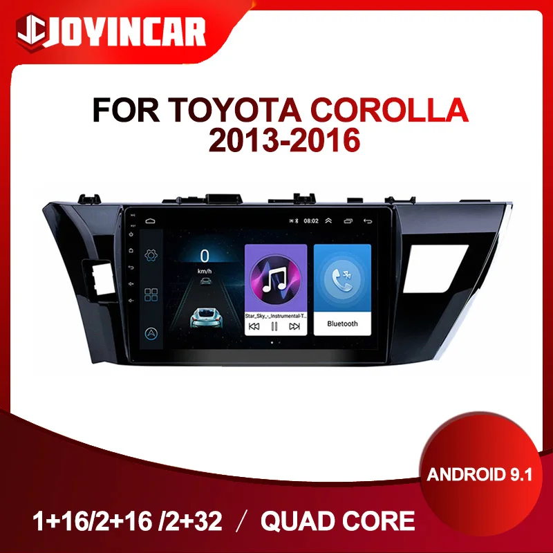 Автомагнитола 2DIN на Android 9 1 для Toyota Corolla 2013 2014 2015 2016 автомобильный мультимедийный