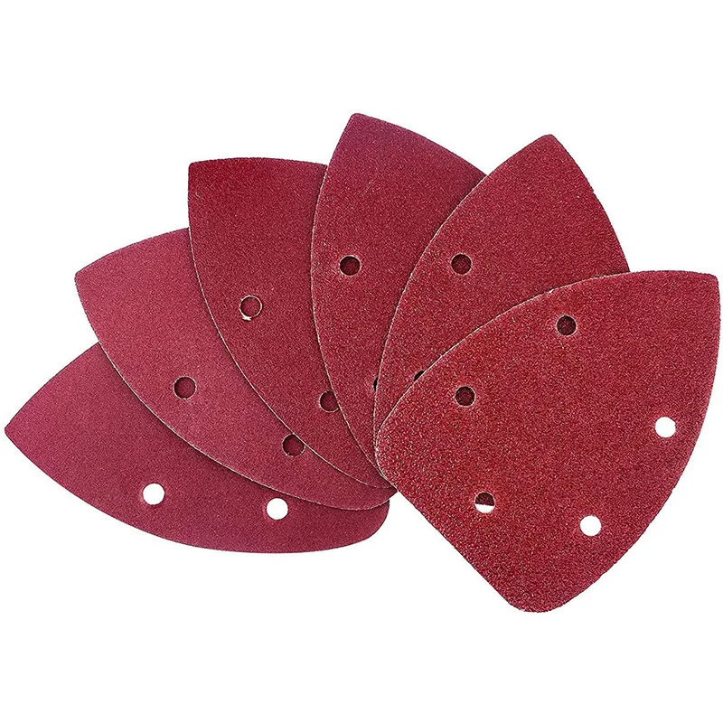 

120 Pack Mouse Detail Sandpaper - Includes 40, 60, 80, 120, 180, and 240 Grits, Hook and Loop, 5 Hole