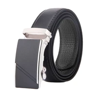 35 styles high quality metal automatic buckle men waist luxury brand pu leather casual business male waistband designe