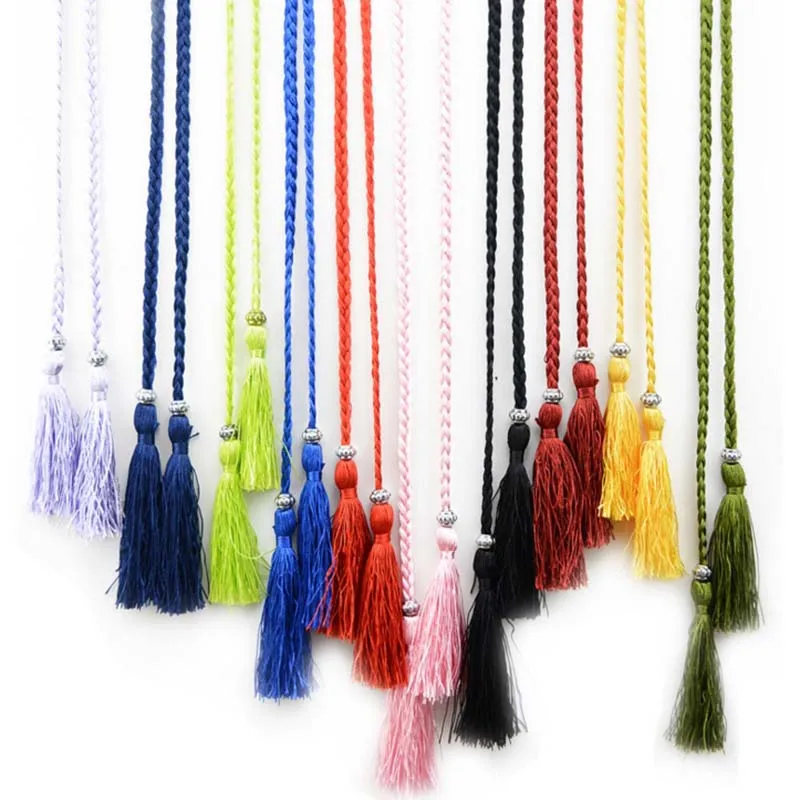 Горячая Распродажа тканый пояс с кисточками женские пояса Корейская версия из