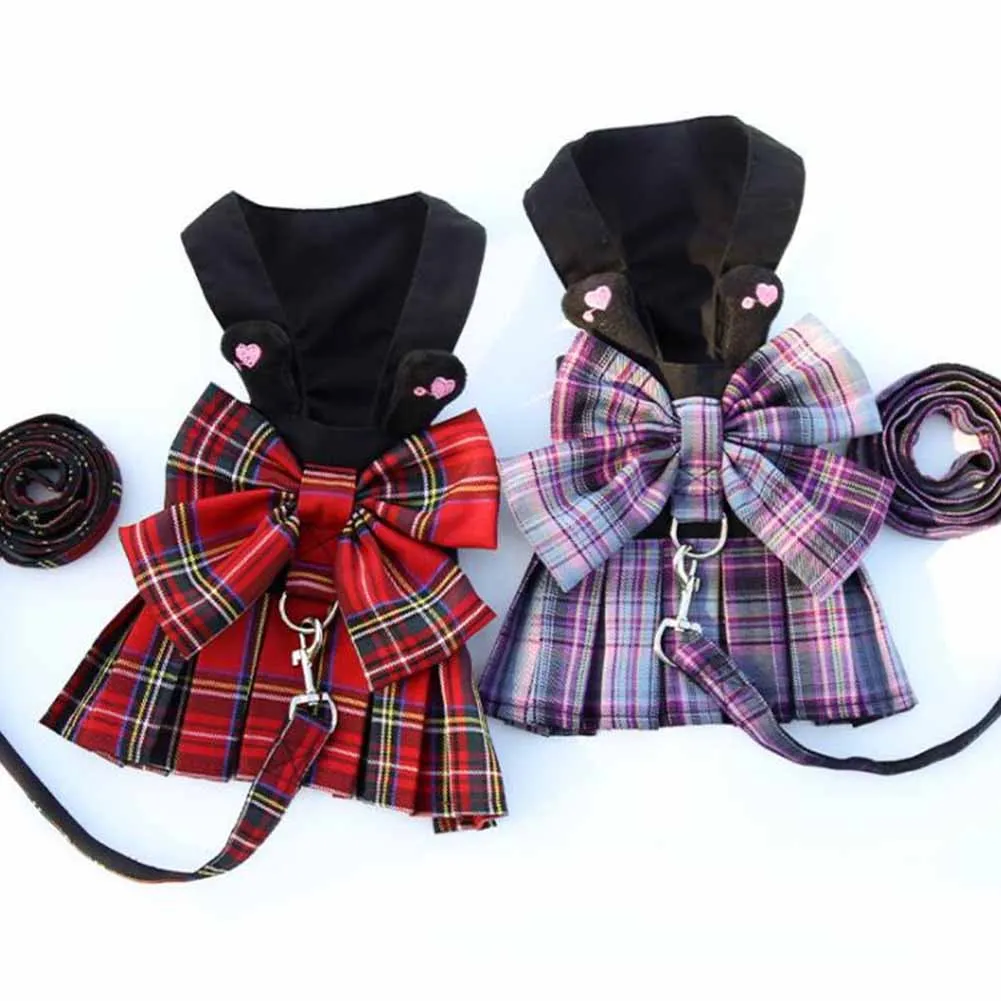 

Cat Puppy Clothing Small Dog Dress Harness Skirt Chihuahua Yorkshire Pomeranian Shih Tzu Maltese Poodle Bichon Schnauzer Clothes