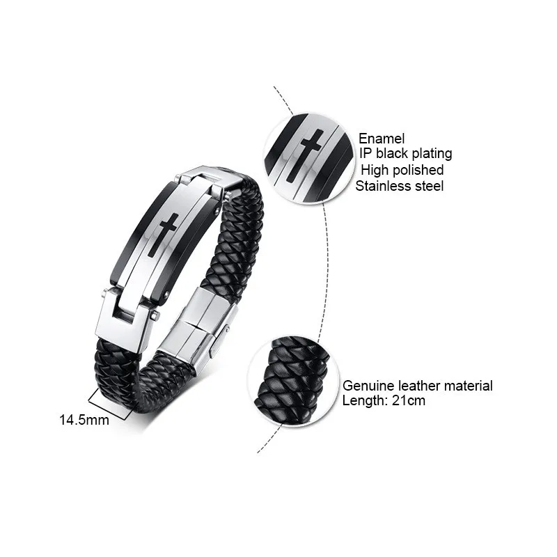 Кожаный браслет регулируемый длинный Браслет модный браслетный ремешок для