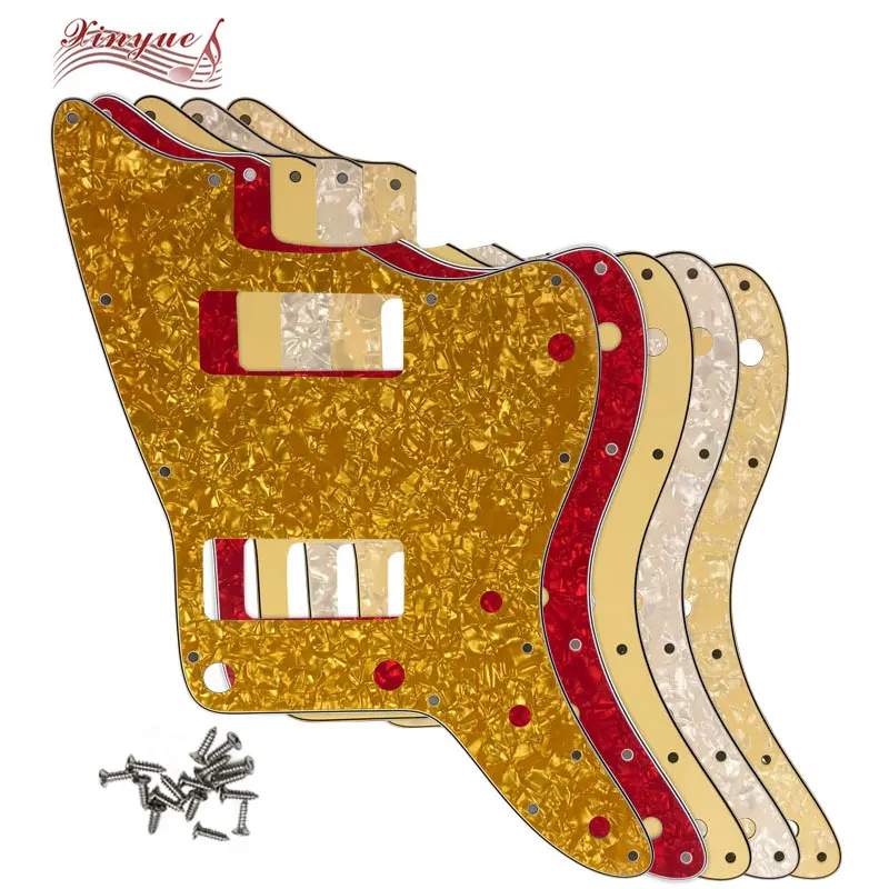 Pleroo накладку 13 (США) винты для отверстий Jazzmaster Электрогитары с P90 пикапы замена