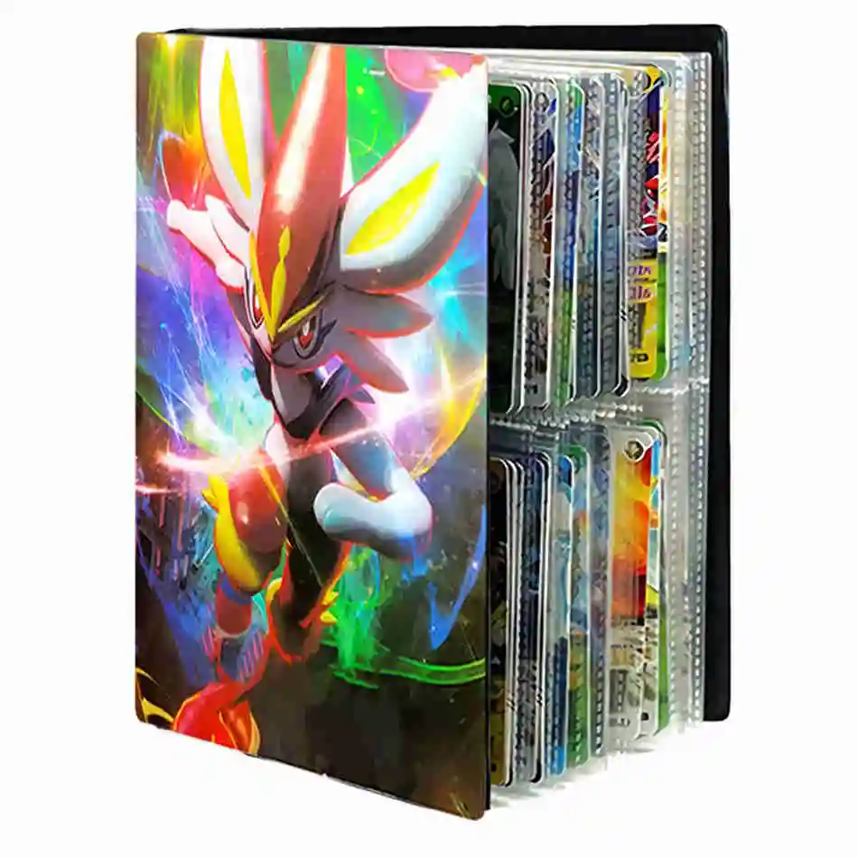 Pokemon Go-&aacute;lbum de tarjetas de PIkachu de dibujos animados para ni&ntilde;os, 240 Uds., &aacute;lbum de tarjetas, carpeta, carpeta, juguetes para ni&ntilde;os-4
