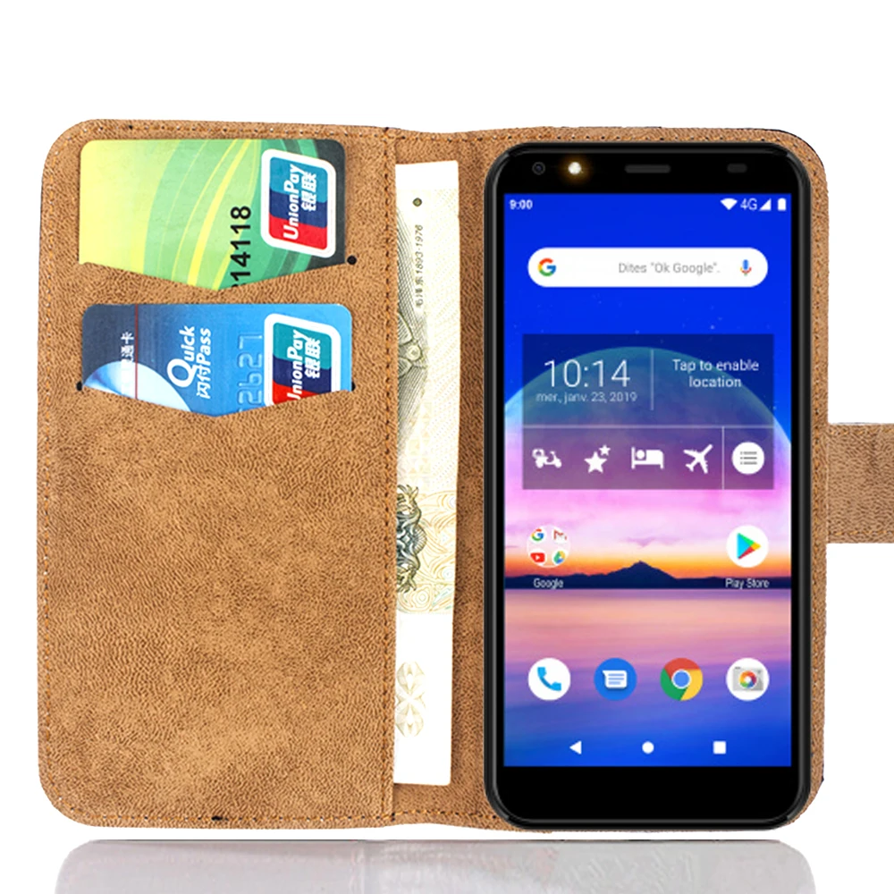 6 Colors Logicom Le Prime Case Flip Customize Ultra-thin Leather Fashion Vintage Luxury Protective Phone Cover | Мобильные телефоны