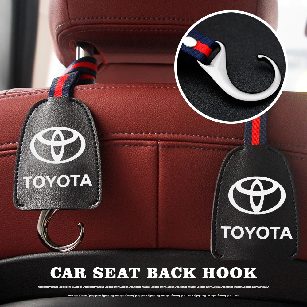 

Car Seat Back Hook Multi-Function Hook-up Storage Ornaments Interior Accessories For Toyota Camry70 Rav4 Corolla Highlander Reiz