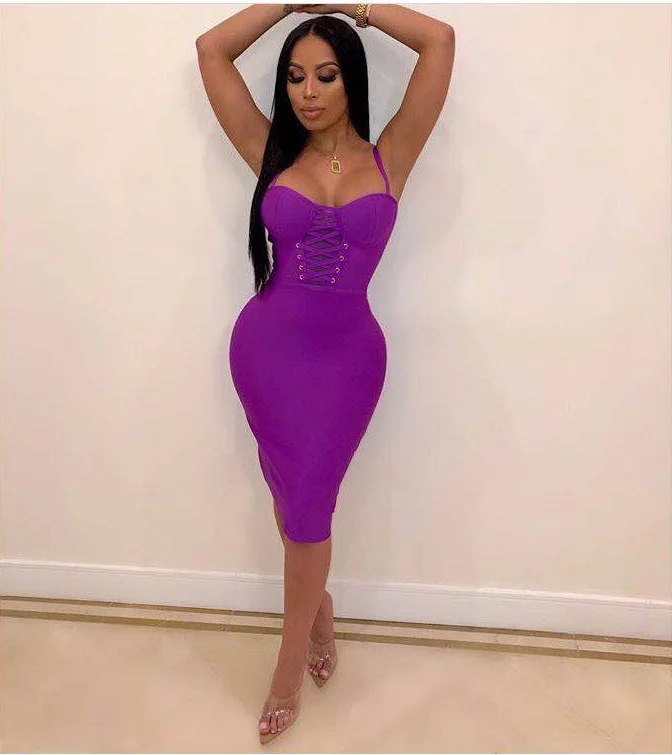 Женское платье чулок из искусственного шелка черное красное Бандажное вечернее