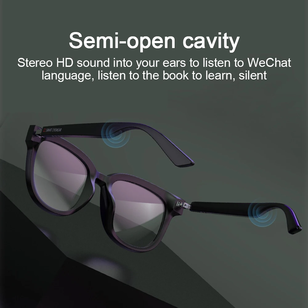 

K2 Smart Buletooth Glasses Calling Music Anti Bule Light Audio Sunglasses Glasses for Android and IOS Phone for Man and Woman