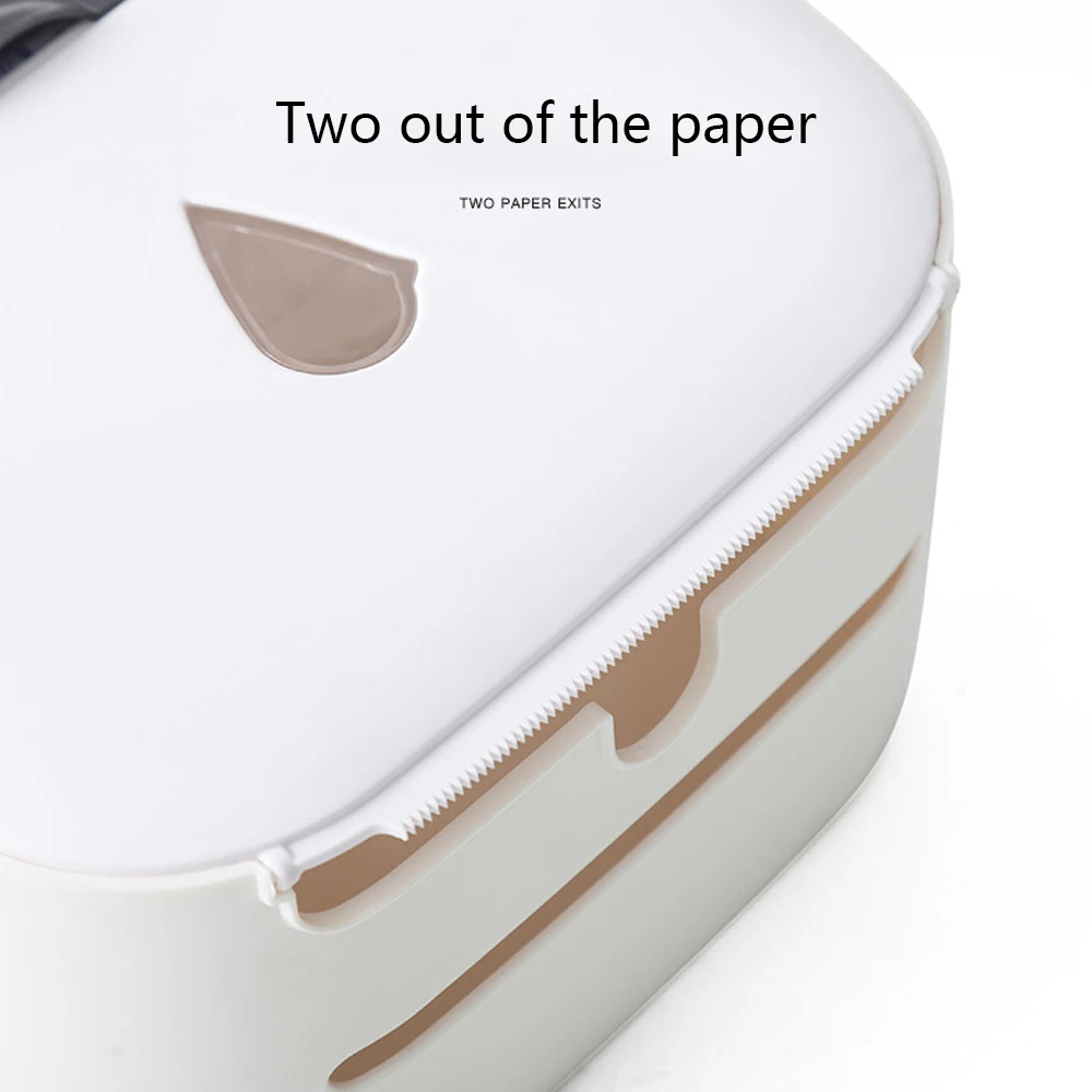 

Toilet Paper Towel Box Waterproof Paper Storage Rack Intelligent Induction Light Punch-Free Paper Boxes Bathroom Accessories