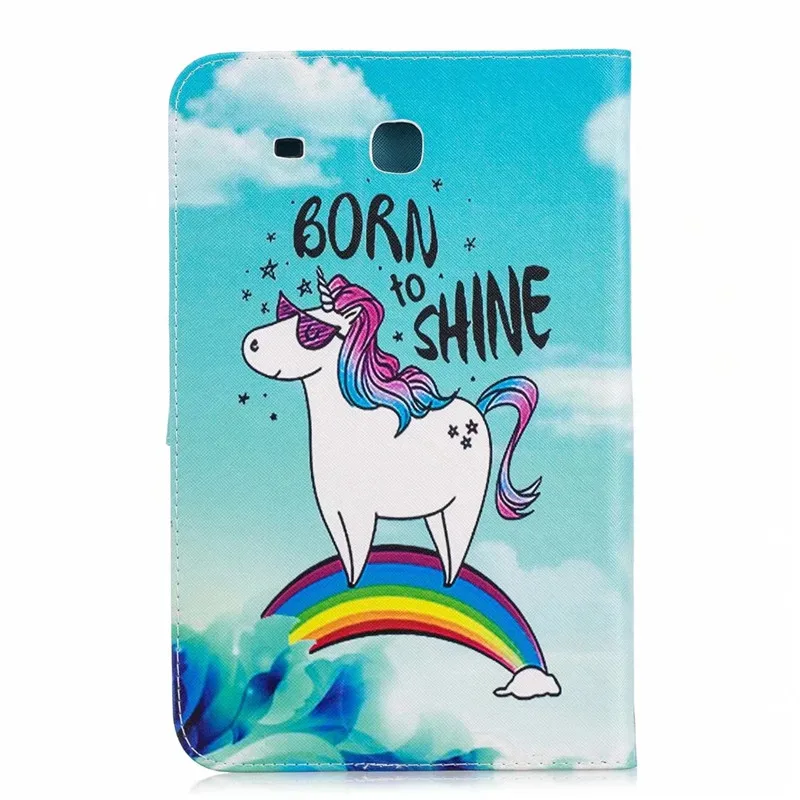 Чехол для Samsung Galaxy Tab E 9 6 чехол T560 SM-T560 T561 Kawaii Единорог кошка щенок Funda планшет |