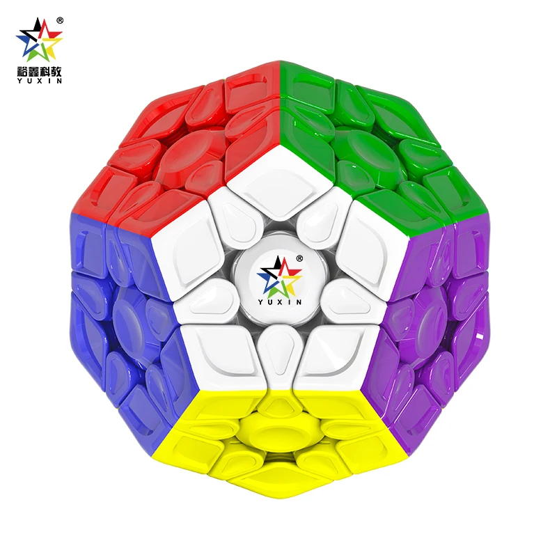 

2021 YuXin Little Magic 3x3 Megaminxs V3 Magnetic Speed Cube Professional Brain Teaser Dodecahedron Cube Puzzle Toys for Kids