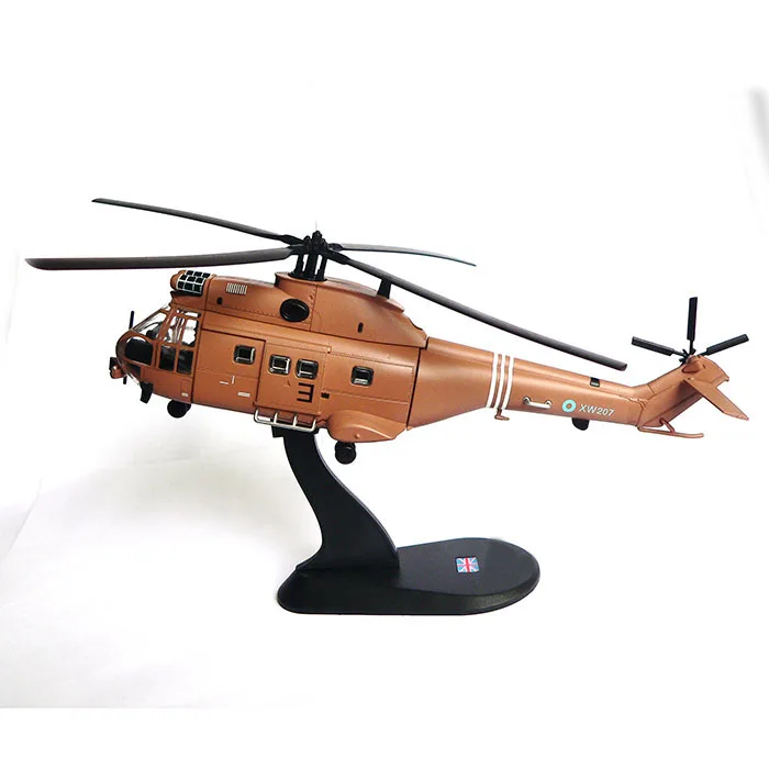 Редкие Специальное предложение 1: 72 Британский HC Mk 1(SA330E) Многофункциональный вертолет военная модель из сплава коллекция