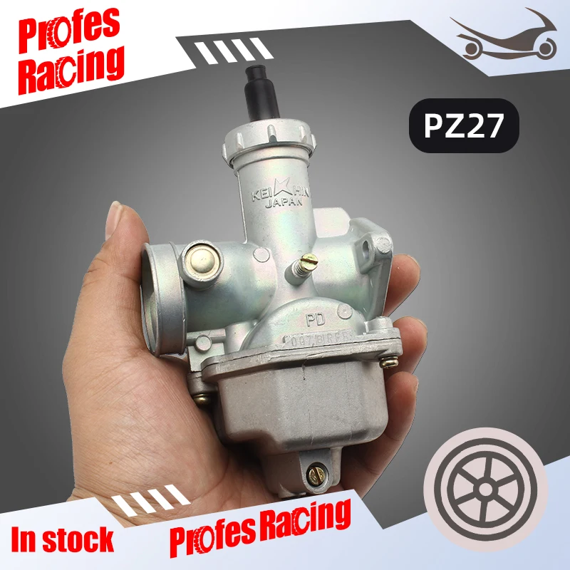 

Motorcycle 27MM Carburetor PZ27 Carb Hand Cable Chock For 175CC 200cc 250cc Dirt Pit bike ATV Quad Carburador