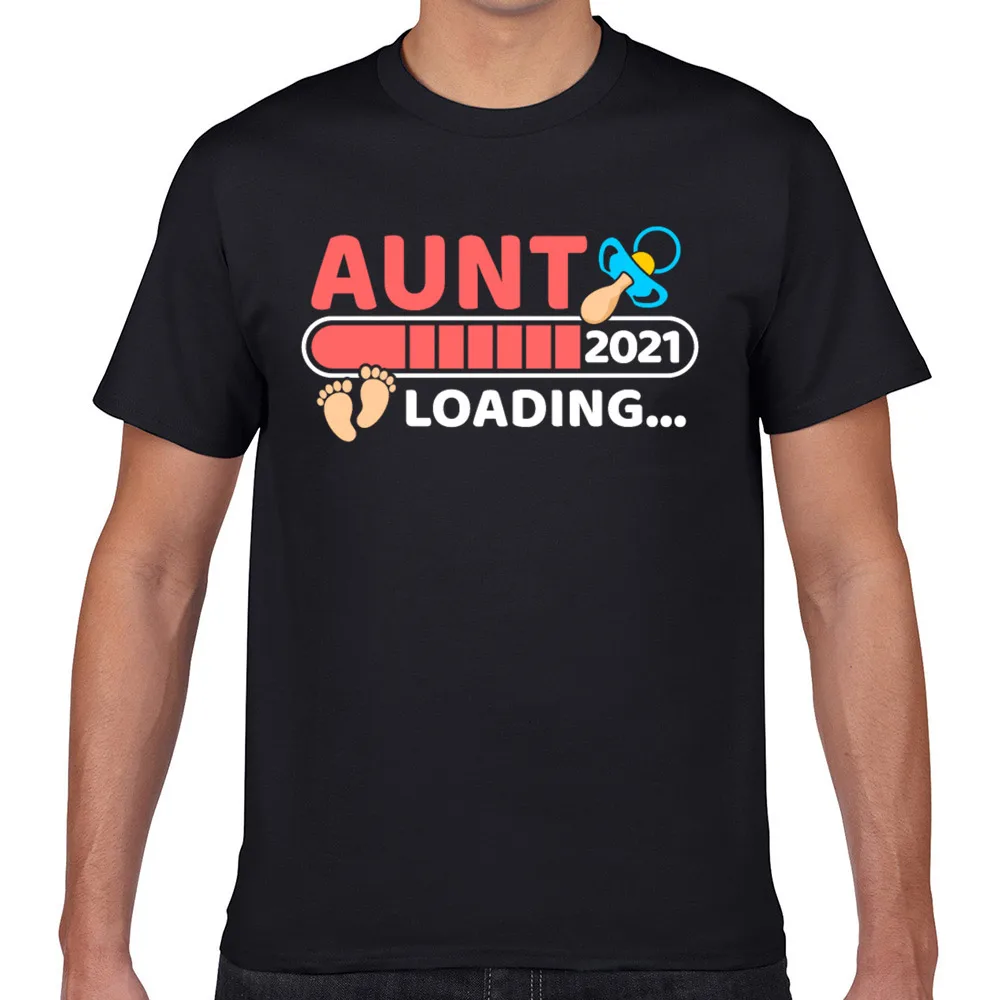 

Tops T Shirt Men aunt 2021 loading Casual Black Geek Short Male Tshirt fa005