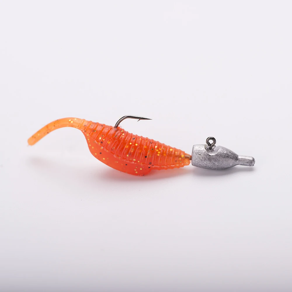 10PCS Fishing Lure 5.5cm 1.5g Soft Baits Wobbler Bass Bait Artificial soft Tacke | Спорт и развлечения