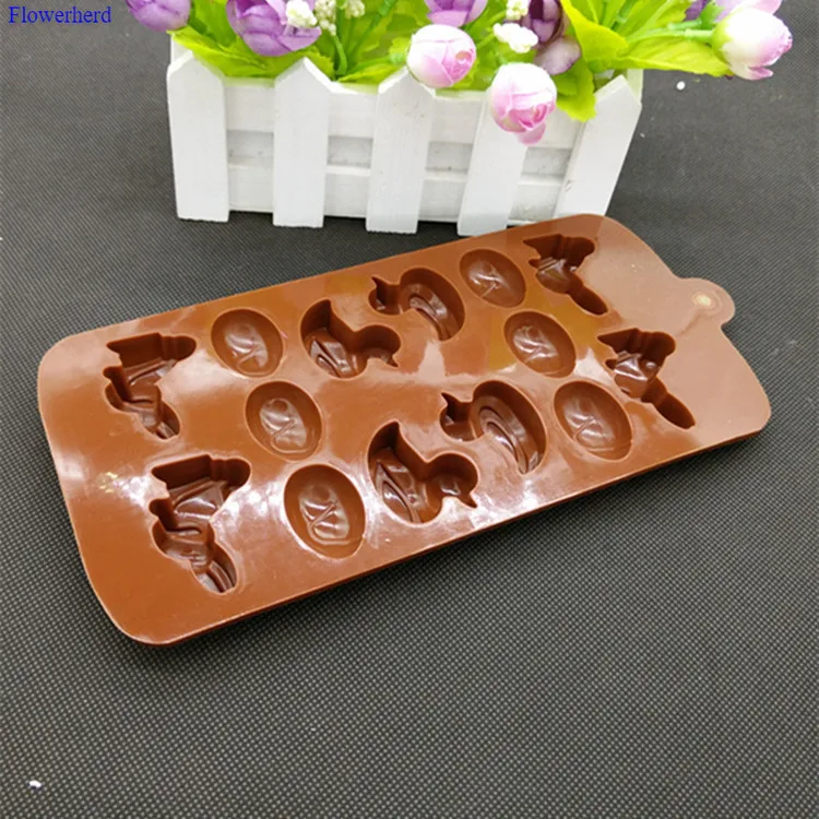 Новые рождественские DIY шоколадный бисквит прессформы коробка подарка