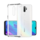 Силиконовый прозрачный противоударный чехол из ТПУ для OPPO Realme C2, 5 PRO, X2, RENO 2F, 2Z, 2 Z, A9, A5 2020, F11 PRO, прозрачный чехол