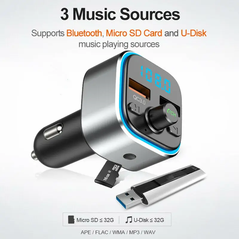 Новинка T32 телефон FM-передатчик радио MP3 музыкальный плеер с USB-портом |
