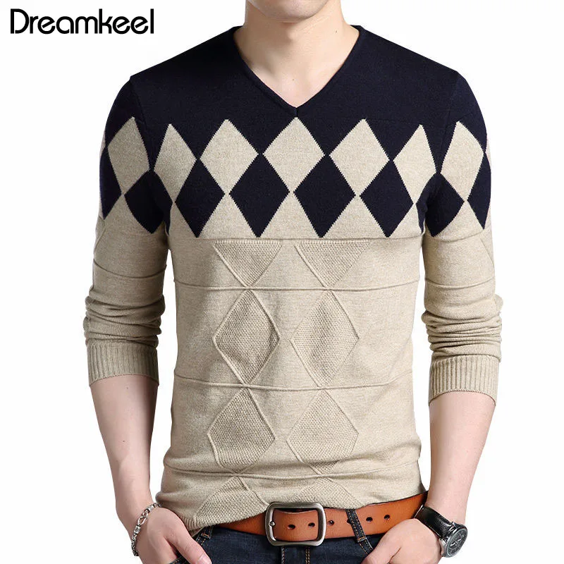 Кашемировый шерстяной свитер для мужчин Осень-зима 2019 облегающие пуловеры