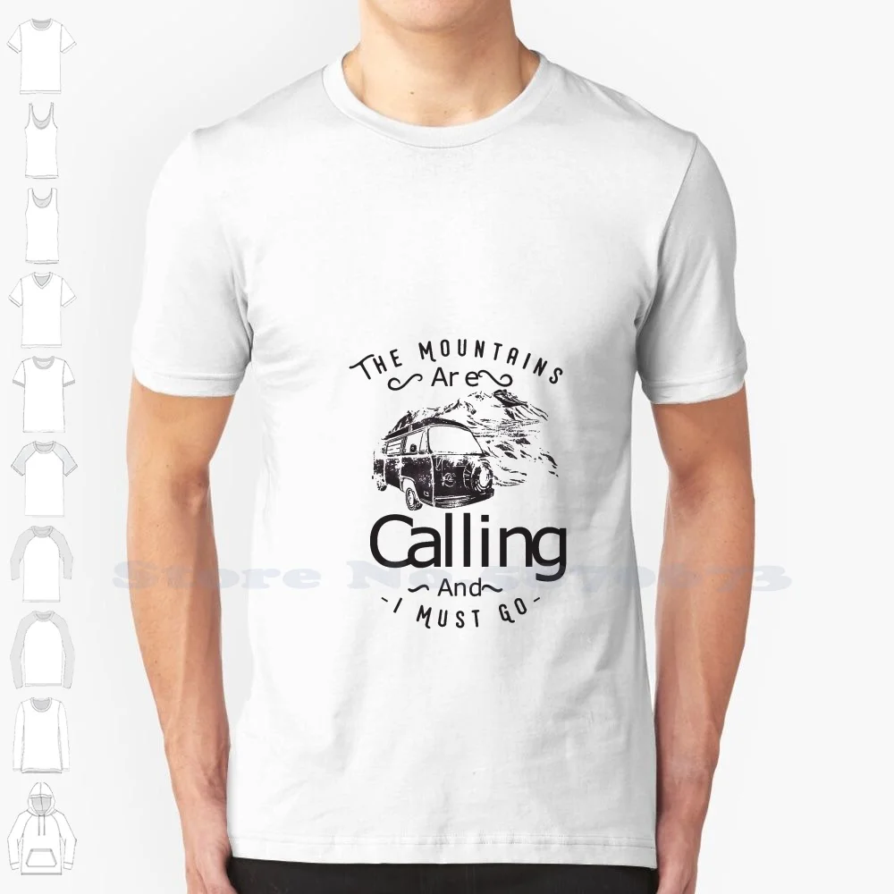 

Футболка с надписью «The Mountain Is Call»