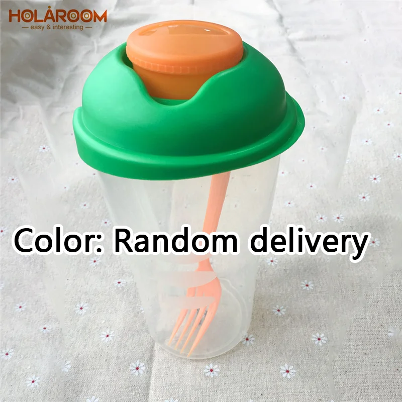 Holaroom контейнер для салата сервировочная чашка завтрака с портативным шейкером и