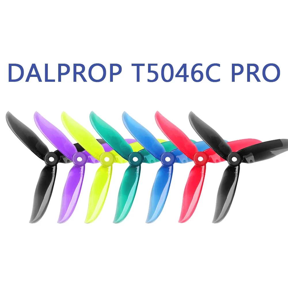 DALPROP CYCLONE-h&eacute;lice de 3 aspas T5046C PRO 5046, para Motor T, FPV, de estilo libre Dron, 24 Uds./12 pares, versi&oacute;n utiler&iacute;a-0