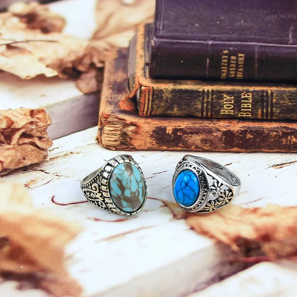 Sunspicems. Богемное кольцо серебряного цвета в стиле ретро ювелирные изделия из